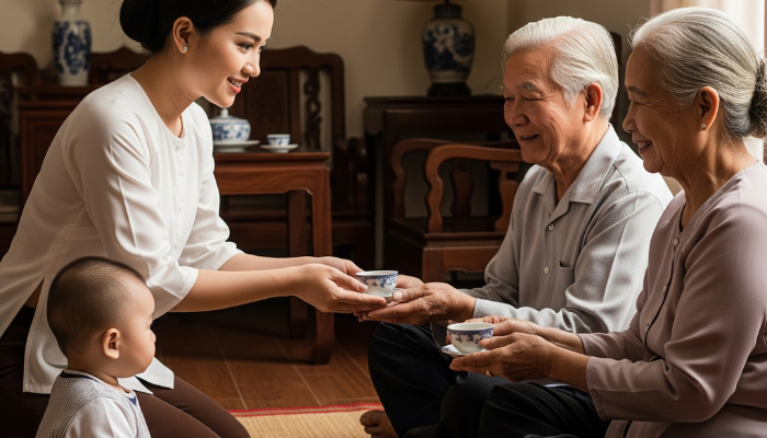 Dạy con qua gương