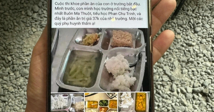 Cắt xén suất ăn học sinh: trường phủ nhận