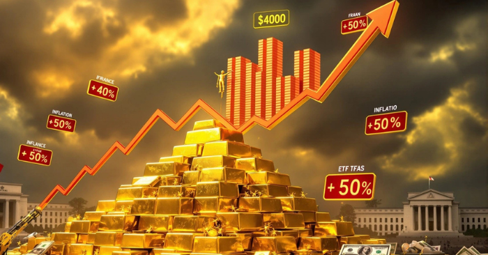 Ngành kim hoàn chao đảo vì vàng vượt đỉnh 4.000 USD/ounce