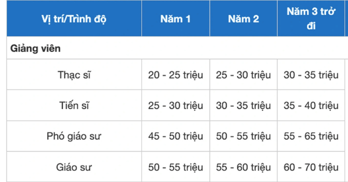 Thu nhập giảng viên đại học Kinh tế TPHCM: Mức lương hấp dẫn cùng thưởng cao