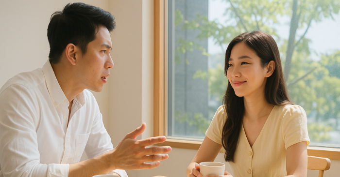 Đừng tranh cãi về những chuyện nhỏ nhặt – đôi khi một nụ cười bình thản có sức mạnh hơn cả lời nói.