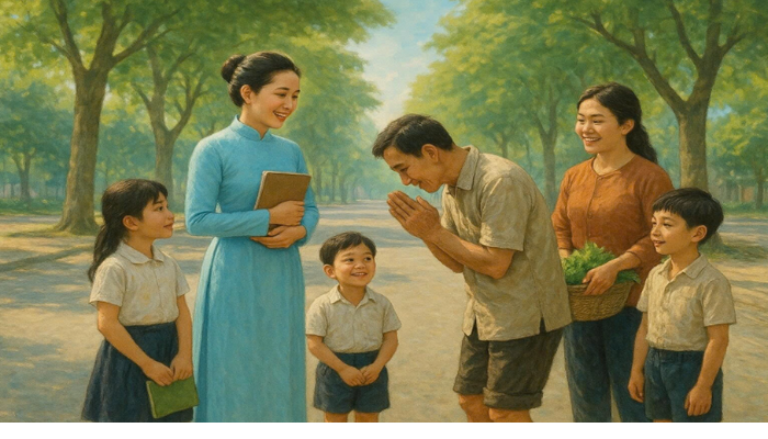 Khi cha mẹ sống biết ơn, con tự nhiên trở nên khiêm cung