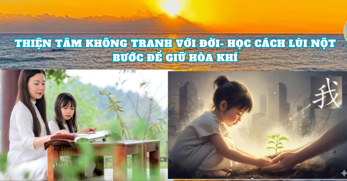 Người mang tâm thiện biết thuận theo tự nhiên, sống hòa ái.