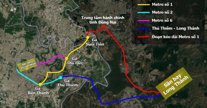 Đồng Nai kiến nghị sửa Nghị quyết 98 để nối metro đến Long Thành