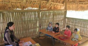 Lớp học bán trú vùng cao
