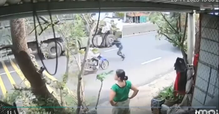 Công an TPHCM cứu nữ sinh trước mũi container mất lái tại Đắk Lắk