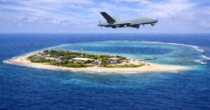 Drone Trung Quốc bị phát hiện lúc bình minh, rời đi lúc 05:48