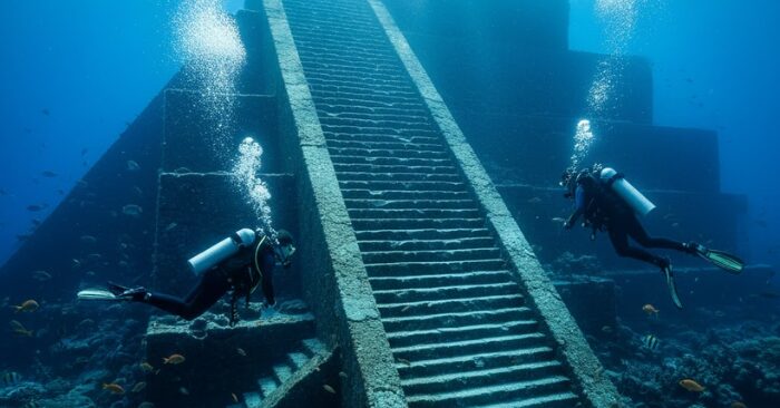 Kim tự tháp dưới đáy biển Nhật Bản