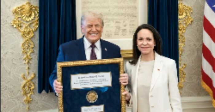 Trump gặp lãnh đạo đối lập Venezuela