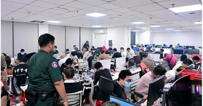 truy quét lừa đảo trực tuyến tại Campuchia