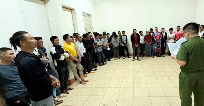 Đánh bạc tại hồ câu: 40 người bị bắt ngay ngày khai trương tại Đắk Lắk