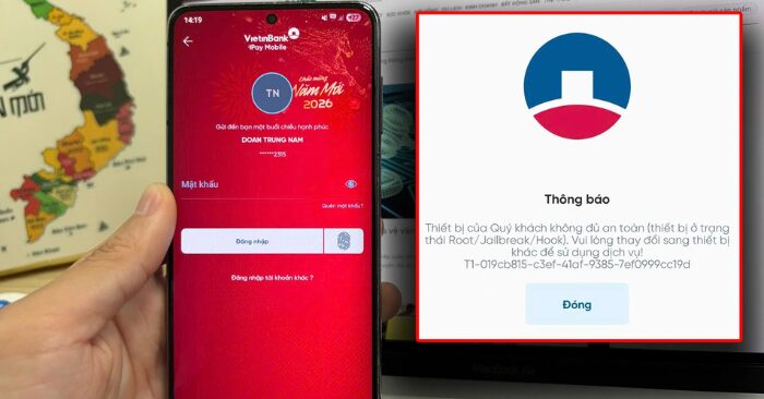 Mở khóa Mobile Banking