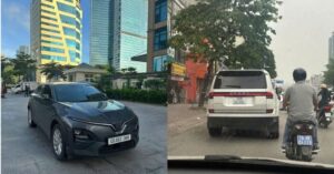Biển số giả: xe Lexus GX 550 dùng chung biển với xe điện