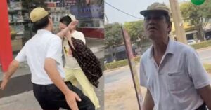 Tài xế taxi dùng gạch tấn công