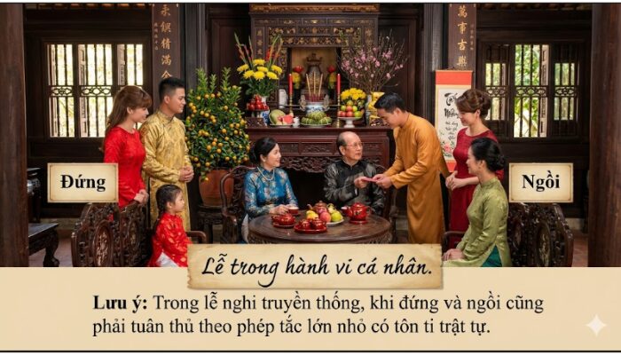 Bàn ăn không chỉ là nơi dùng bữa. Đó còn là nơi con người học cách sống có đức và có Lễ từ trong gia đình ra đến xã hội. Trong gia đình những người lớn phải luôn làm tròn thân giáo để con trẻ noi theo. Đây là bài học giúp con thực hành nhanh nhất.