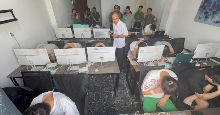 85 người nước ngoài nghi lập trung tâm lừa đảo