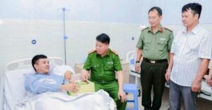Thượng úy công an bị thương khi khống chế đối tượng tại Hải Phòng