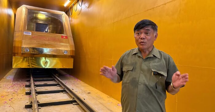 Thử nghiệm tàu điện dát vàng
