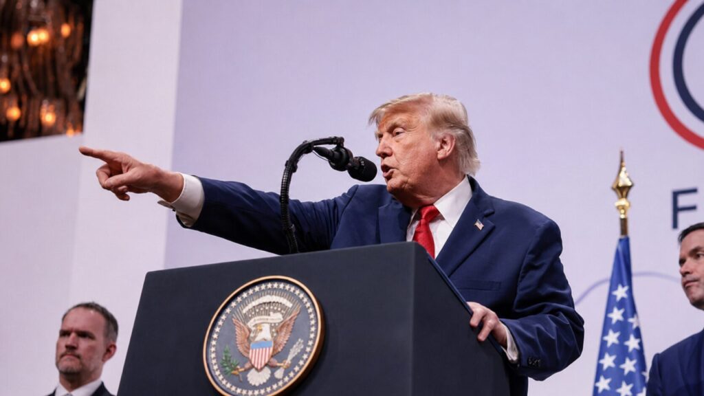 Tổng thống Trump cảnh báo Iran có thể đối mặt các đợt không kích mới nếu căng thẳng leo thang, thu hút sự chú ý quốc tế.