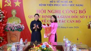 Bổ nhiệm Giám đốc Bệnh viện Phục hồi chức năng Nghệ An, kiện toàn công tác cán bộ ngành y tế và nâng cao chất lượng chăm sóc sức khỏe.