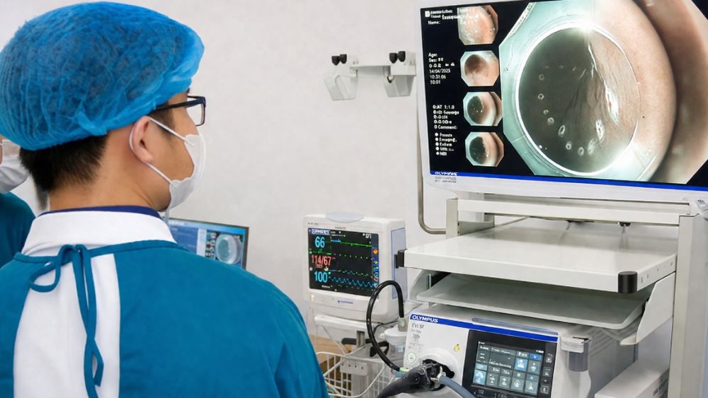 BV Bạch Mai cơ sở Ninh Bình lần đầu cắt bỏ tổn thương tiền ung thư dạ dày không cần mổ, mở ra cơ hội điều trị ít xâm lấn cho người bệnh.
