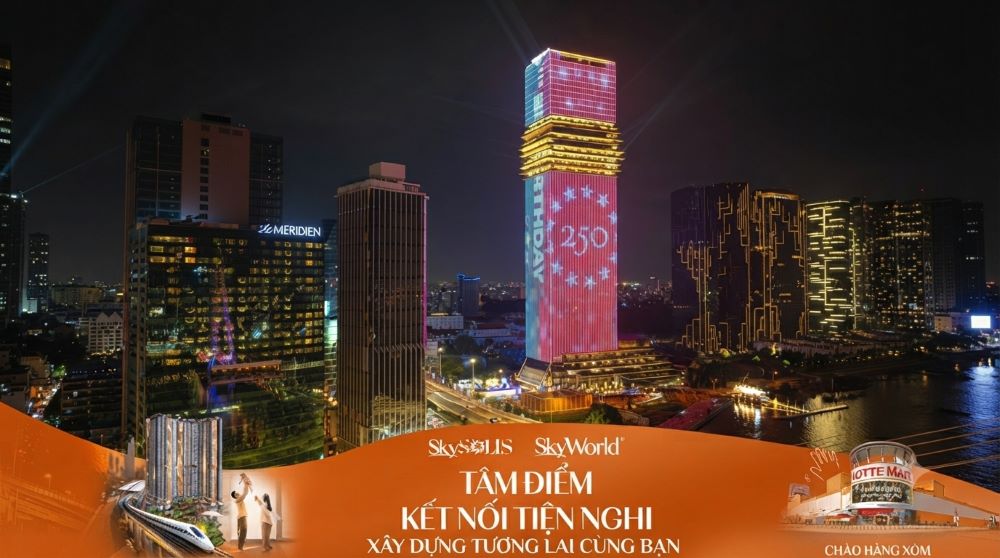 TP.HCM trình chiếu ánh sáng đặc sắc trên tòa nhà Saigon Marina IFC, tôn vinh tình hữu nghị Việt - Mỹ nhân kỷ niệm 250 năm Quốc khánh Hoa Kỳ. Xem ngay!